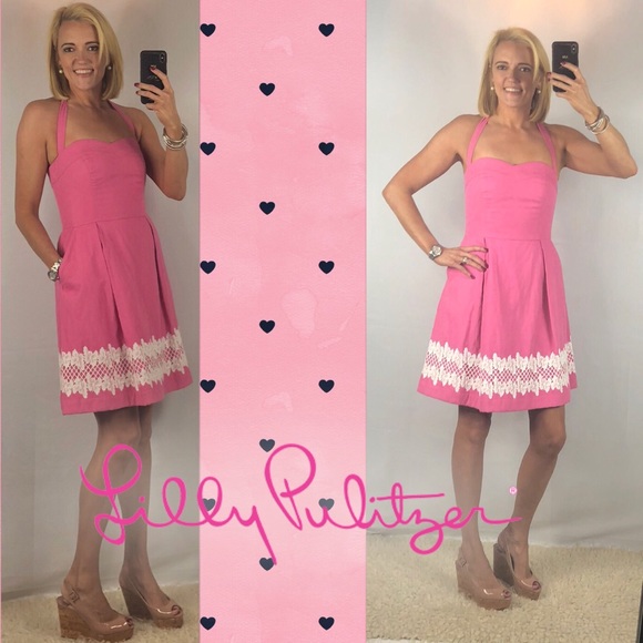 Lilly Pulitzer Crocheted Vintage Style Sun Dress 4 - Picture 4 of 6